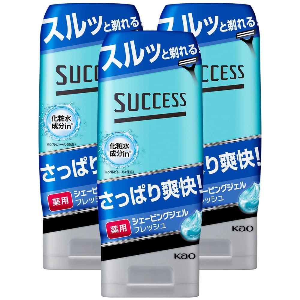 

Success Medicated гель для бритья свежий тип 180 г x 3 шт. набор [Оптовая закупка]