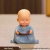 Handmade Cute Little Monk Resin Ornaments for Desktop Decoration