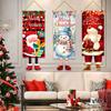 Christmas Hanging Flag Banner Merry Christmas Decor For Home 2025 Xmas Ornament Decor Navidad Kerst Natal Noel NewYear Gift 2025
