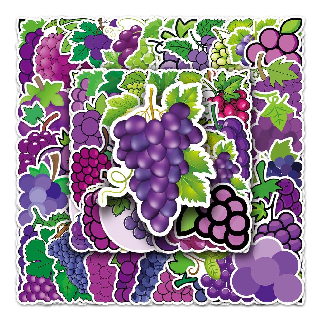 50pcs Grapefruit Luggage Stickers: Trendy Graffiti for Laptop, Car & Decor