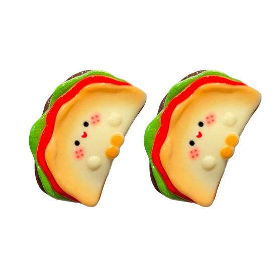 

2Pcs Girl Hairpins Vivid Color Simulated Food Shape Hair Clips Smooth Surface Non-slip Texture Side Bangs Hair Pins Versatile Hair Accessories B