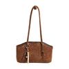 Premium texture retro large-capacity bag women's 2025 new summer commuter shoulder bag portable tote bag
