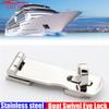Door Latch Lock Marine Boat Yacht Latch Buckle Hasp Sliding Swivel Eye Locking Hasp Latch- Hardware Door Bolt Boat Accessories