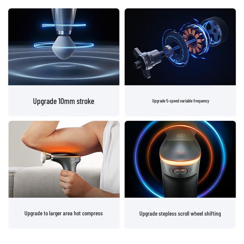 SKG F7 Heat Therapy Fascia Massage Gun