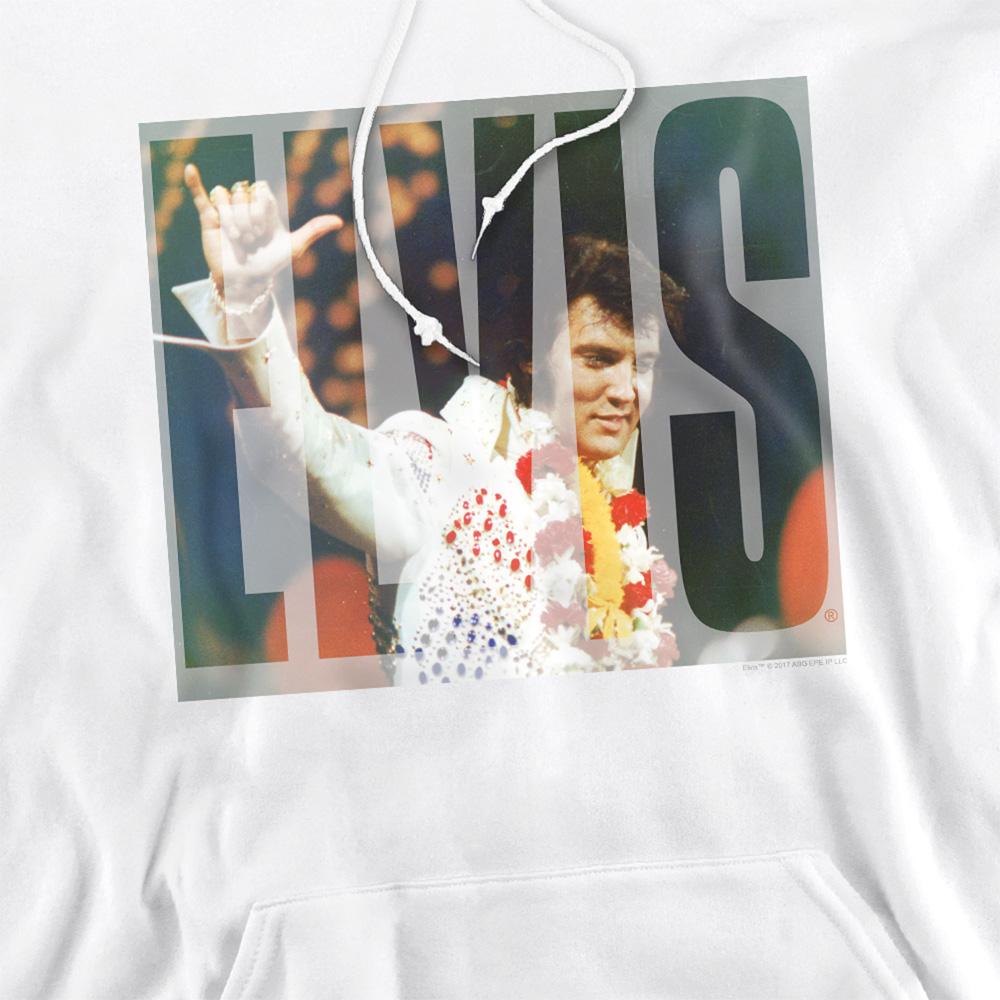 Elvis Presley Unisex Adult Aloha Knockout Hoodie