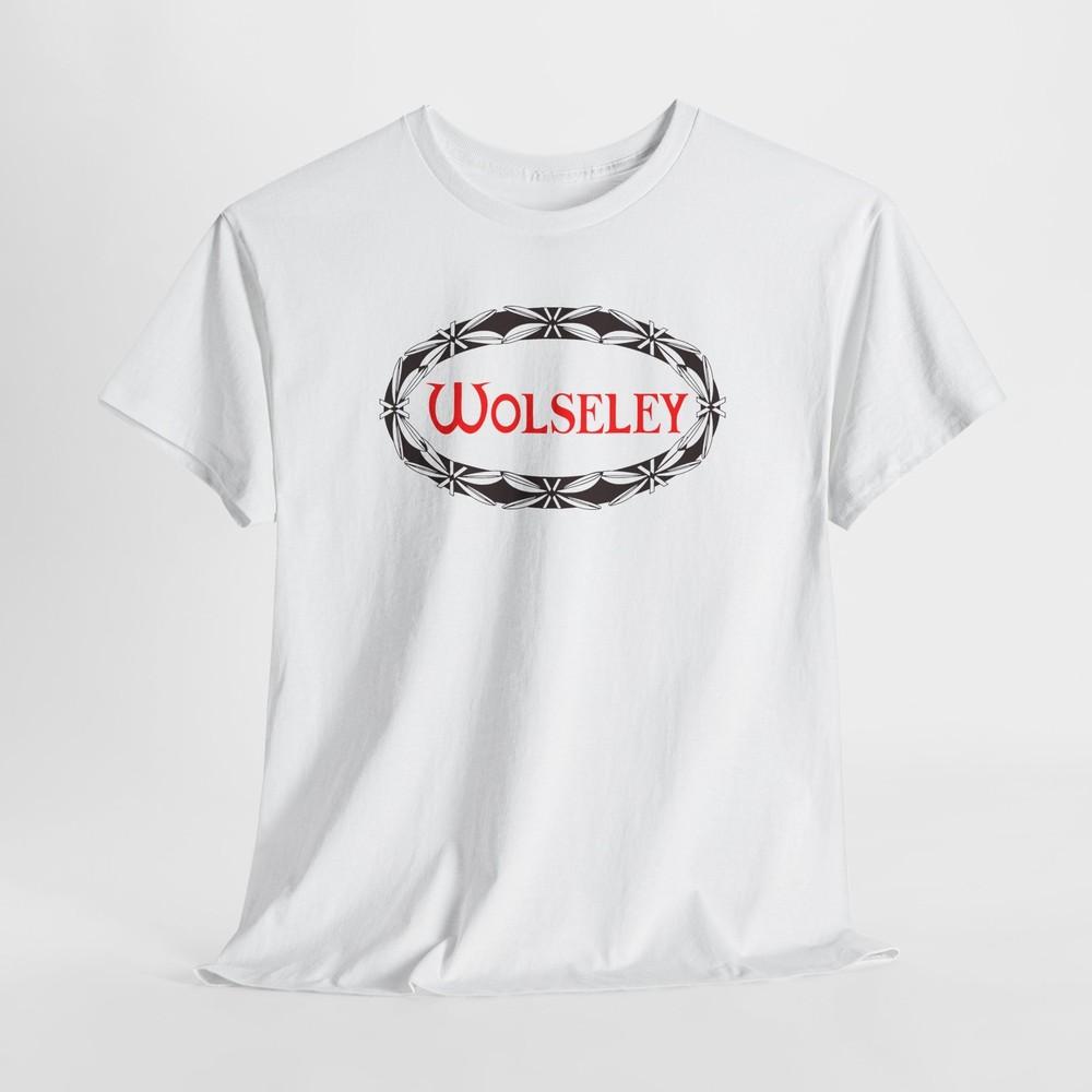 

Vintage UK Car Enthusiast Unisex Tshirt Tops Tee, Wolseley Motors Limited History Shirt, M