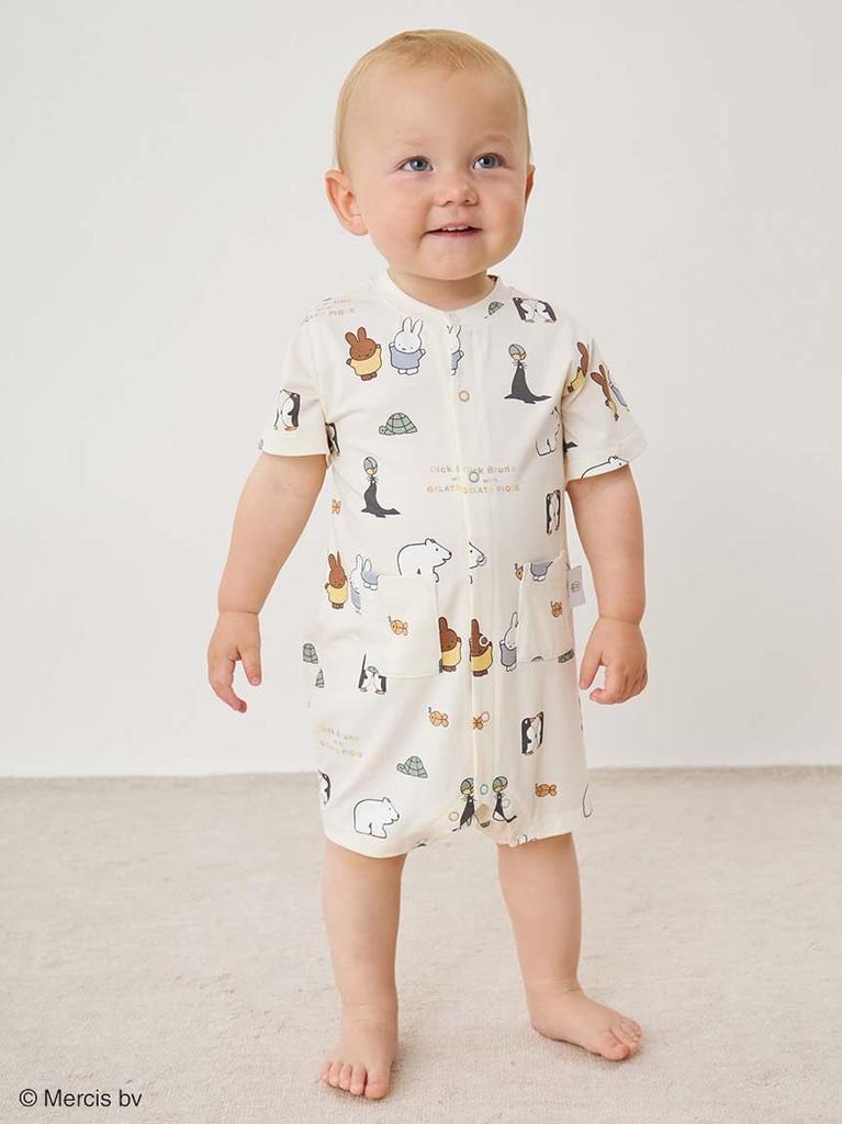 Gelato Pique DickBruna Baby Print Romper Cool-to-the-Touch All-Over (PBCO254417YEL80)