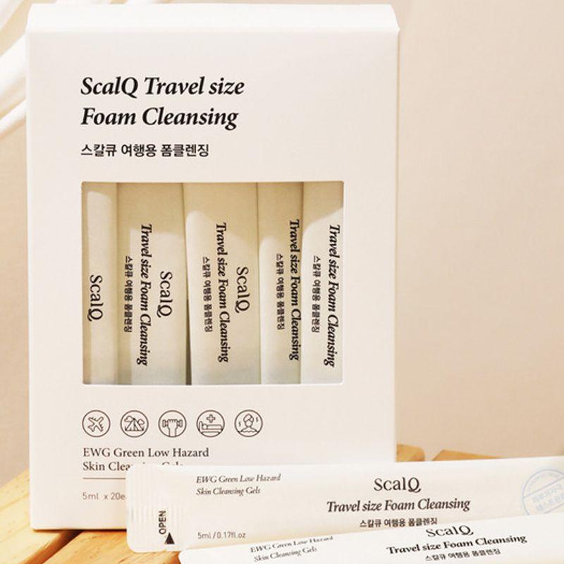 

Travel-size mildly acidic foam cleanser, 5ml, 20 pieces