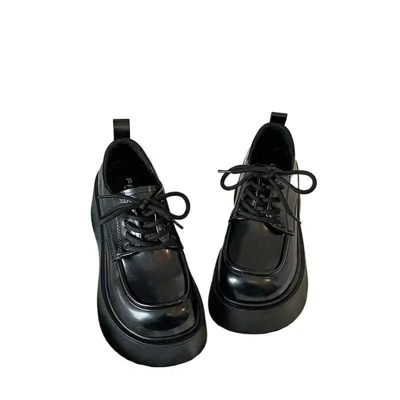 Fashion Women's Platform Shoes 2025 Women's Low-Cut Chunky Sole  Anti-Slip Mary Janes Shoes for Women Breathable Casual Dress Shoes