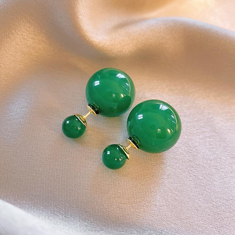 Bamboo Flower Earrings Retro Elegant Stud Earrings Fashion High Sense Earrings