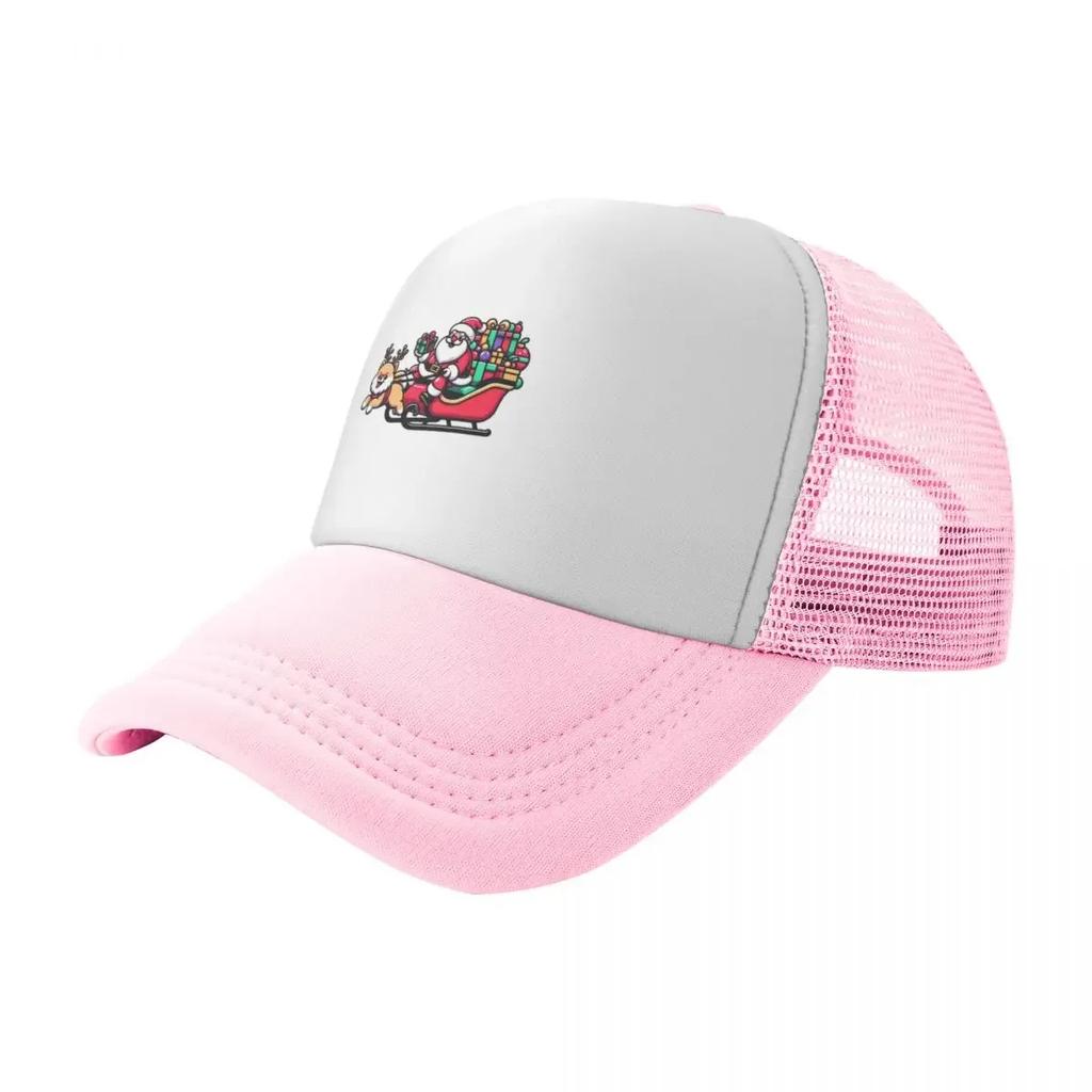Pomeranian Dog Santa Claus Baseball Cap Luxury Hat custom Hat Designer Hat Sunhat Womens 2025 Mens