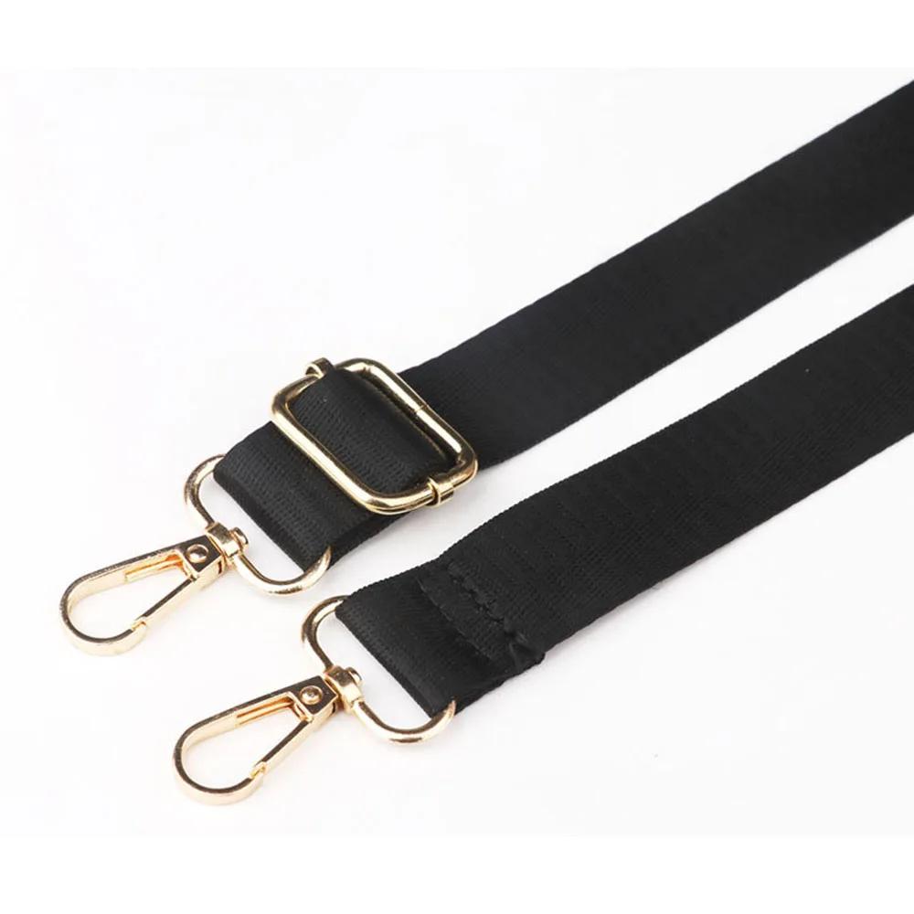1.3m Adjustable Long Shoulder Bag Strap Nylon Wide Replacement Strap For Woman Messenger Bags Accessories With Lobster Clasp