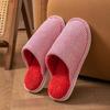 Men's and Women's Winter Indoor Non-Slip Plush Cotton Slippers