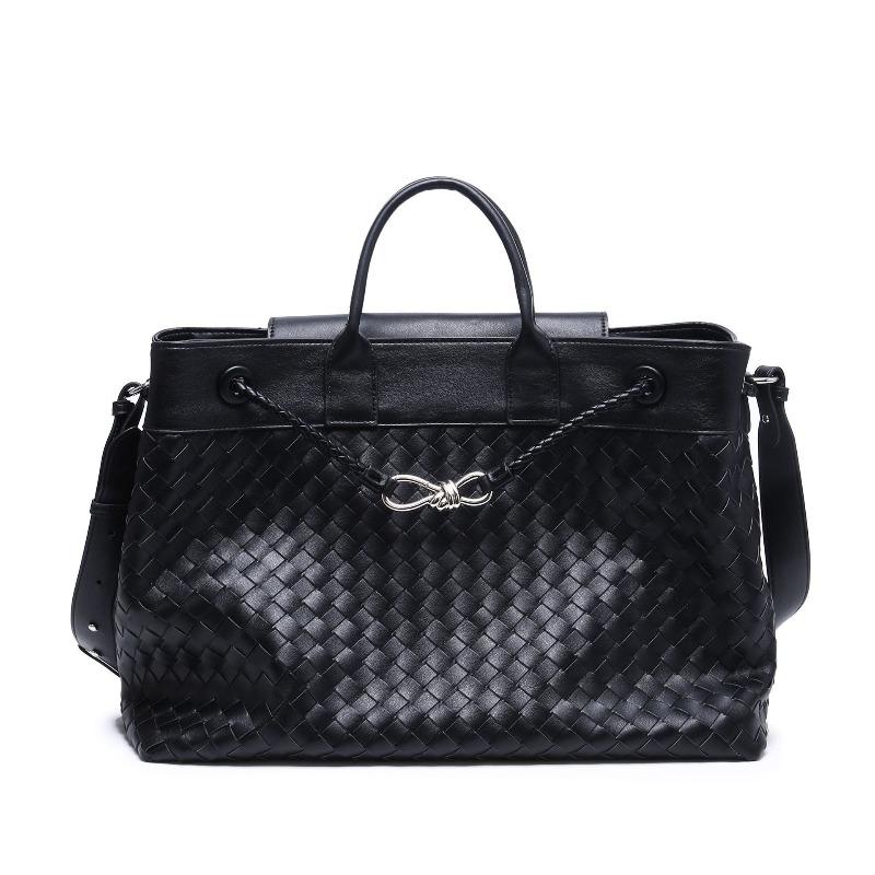 Bolsa de palha tecida à mão, bolsa de mão de alta qualidade e grande capacidade, bolsa mensageiro versátil para ombro, sucesso de exportação