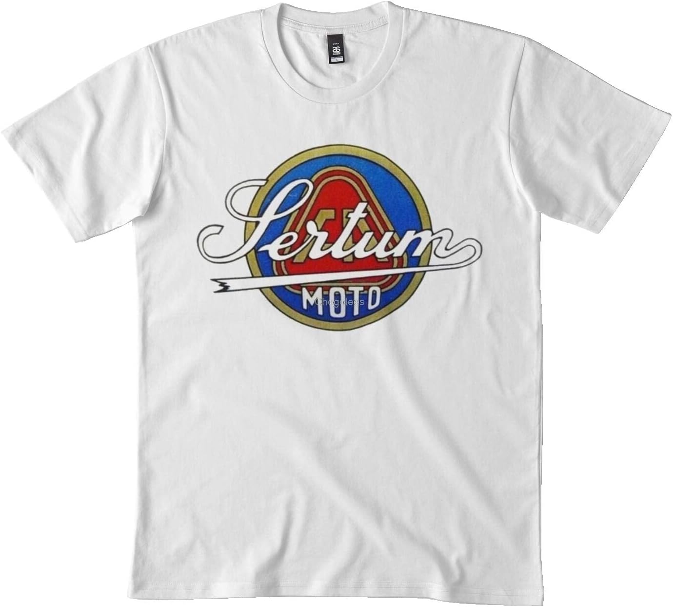 Vintage SERTUM Italian Motorcycles t-Shirt DMN Black XXL белый