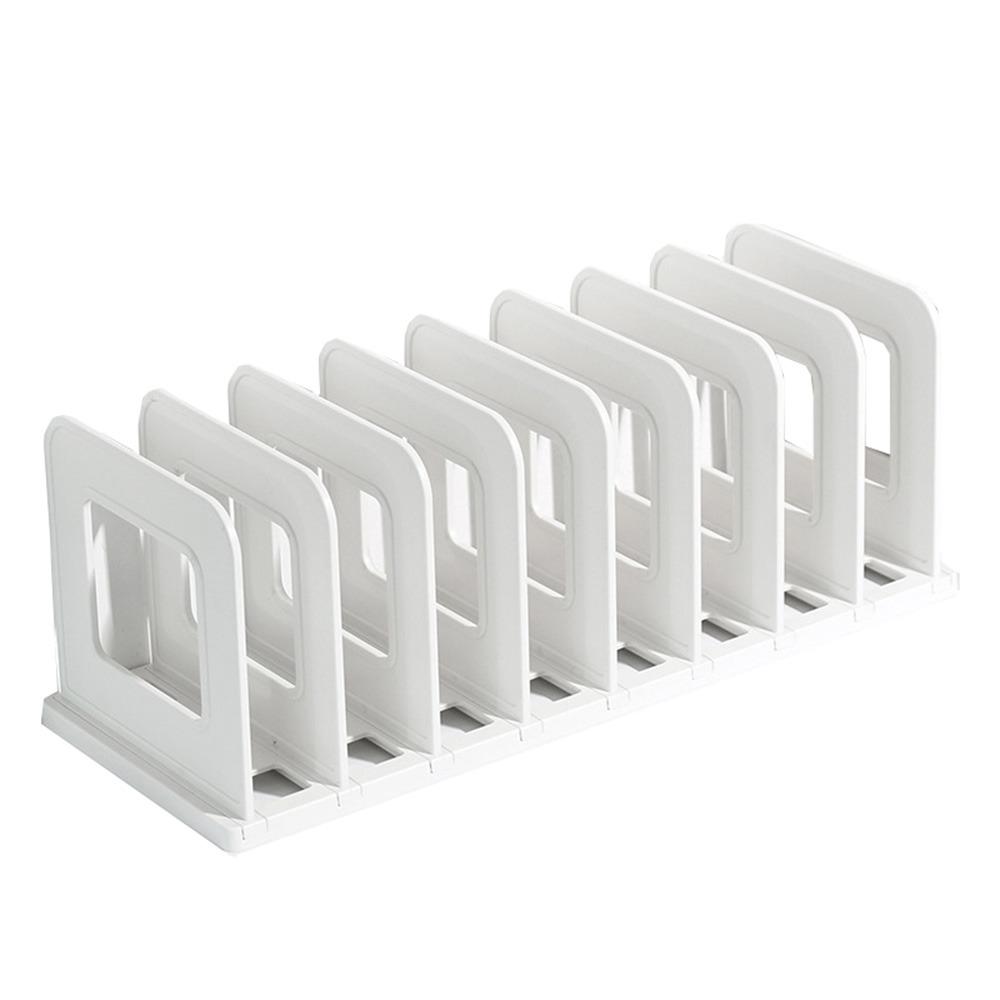 Non-slip Desktop Book Stand Adjustable Vertical Book Holder File Storage Bookshelf  Documents