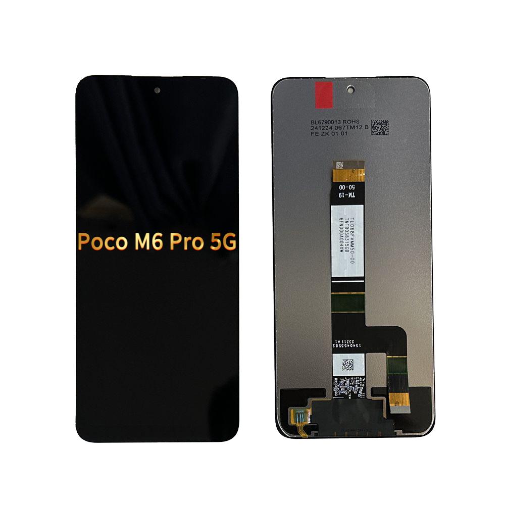 

LCD Screen and Digitizer Full Assembly for Poco M6 Pro 5G;Black; + Tools