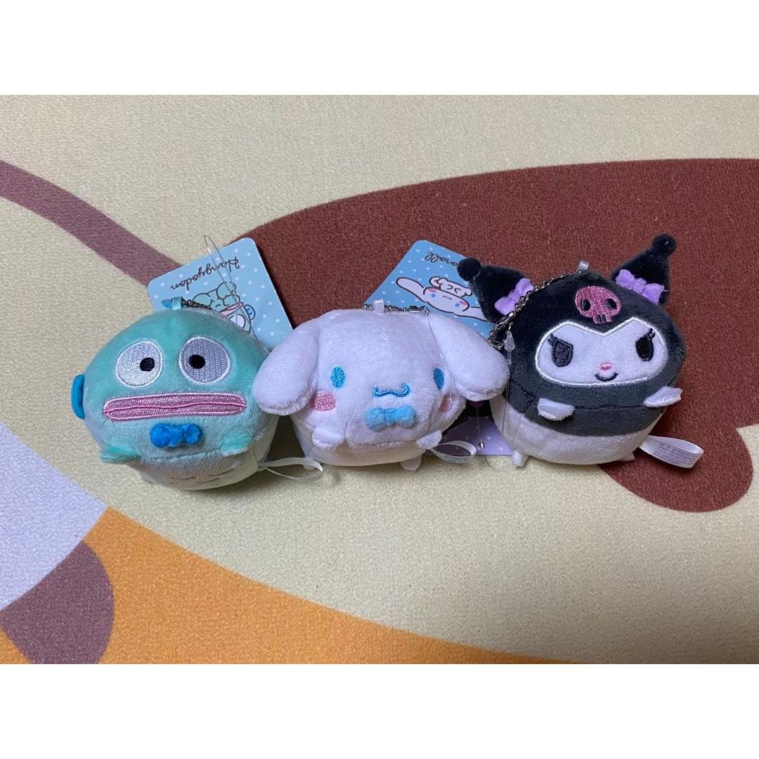 Chewy lying mascot Sanrio Cinnamoroll Kuromi Hangyodon