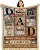 1PC Gift To Dad Thin Blankets for Father's Day Anniversary Birthday Mother's Day for Mom Wife Uncle Grandma Abuela Soft Throw