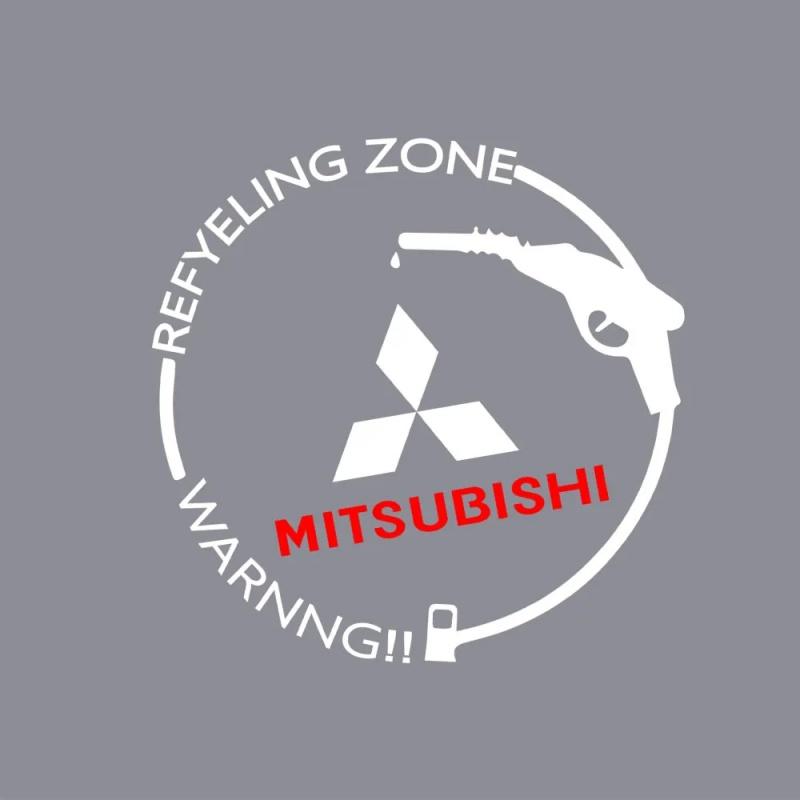 

Universal Car Fuel Filler Cap Styling Sticker Exterior Body Decals for Mitsubishi Triton L200 Pajero Sport белый
