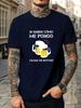 Black Unisexs Tee Spanish Beer Mug Quote Print Crew Neck Cotton Short Sleeve Bar Style Male Street Summer Soft Daily Casual Wear