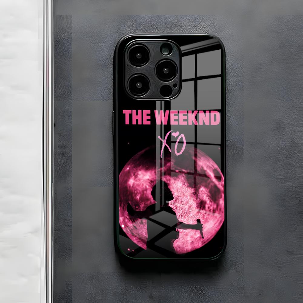 The W-Weeknd XO Singer Phone Case For IPhone 17 Air 16 E Pro Max 15 14 13 Mini 12 Pro 11 Max Plus Black Glass Cover