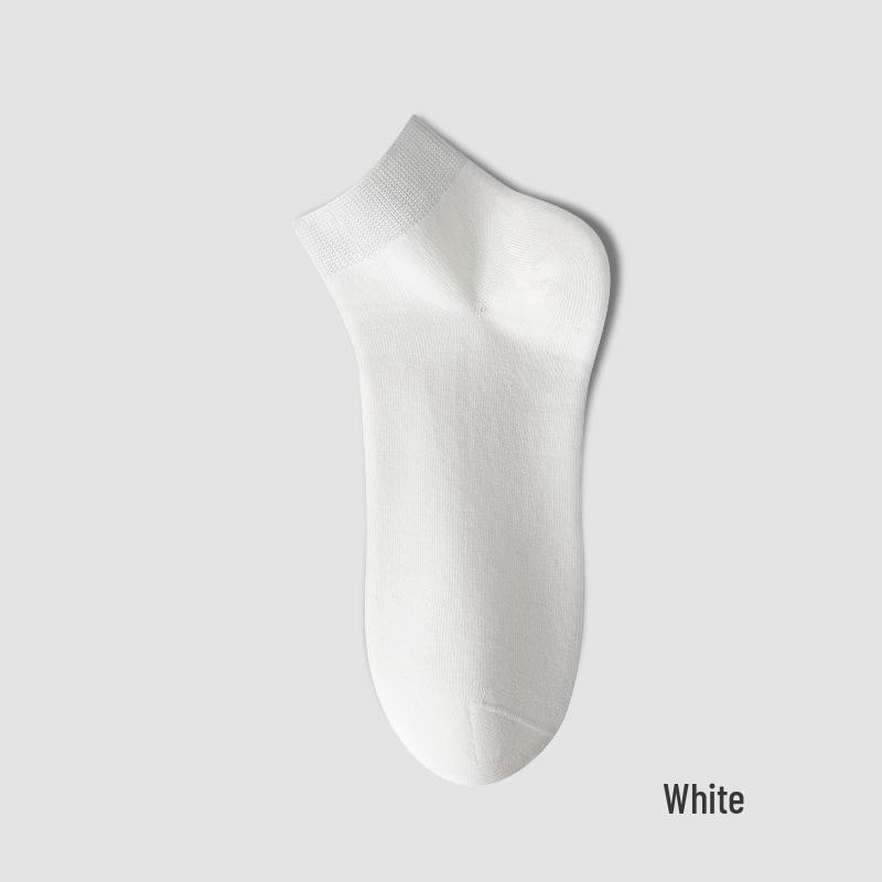 

7A Антибактериальные мужские летние тонкие хлопковые дезодорирующие носки – Бесшовные, влагоотводящие, средней длины