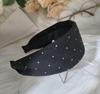 Elegant Wide Fabric Headband for Autumn & Winter: White Hair Concealer & Top Hair Tie for Holding Hair, Washing Face, or Adding Style