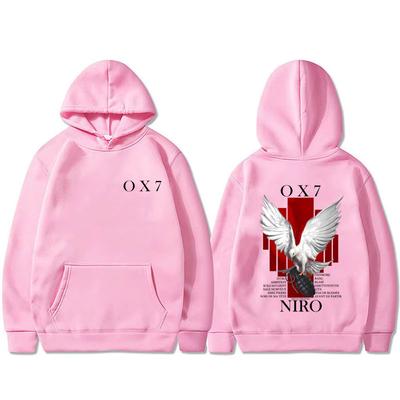 Rapper Niro OX7 Album Graphic Hoodie Men Women Hip Hop Fashion Pop Music Sweatshirt Male Casual Cotton Vintage Pullover Hoodies
