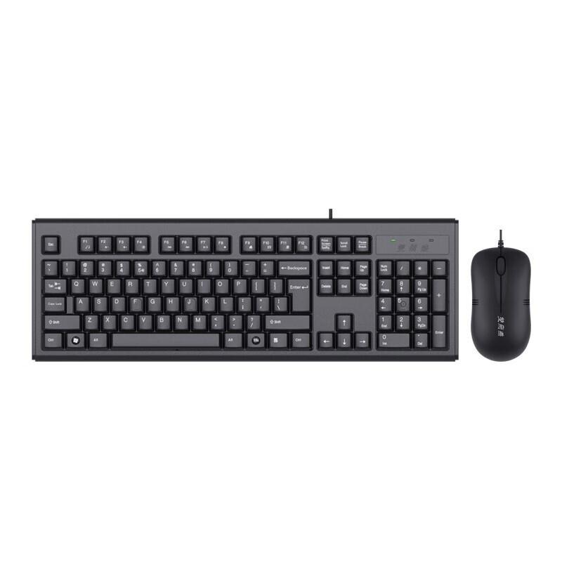 

A4TECH WKM-1000 Wired Keyboard and Mouse Combo USB Mouse + USB Keyboard