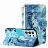 Snowy Wolf 3D Pattern Shockproof Card Slots PU Leather Wallet Case for iPhone,Samsung,Huawei,Xiaomi,Moto,Tecno,Google,Nokia,Oppo,ZTE,Blackview...