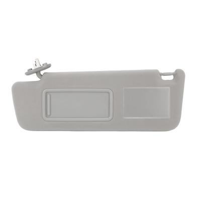 Auto-Sonnenschutz Grau Multifunktional Robust Langlebig Seitlicher Sonnenschutz mit Lampe und Spiegel Für Land Cruiser Prado Links: