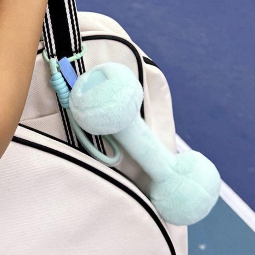

Graspable Plush Dumbbel Pendant Bicep Curl Plush Dumbbel Keyring Kid Girl Boy зелёный