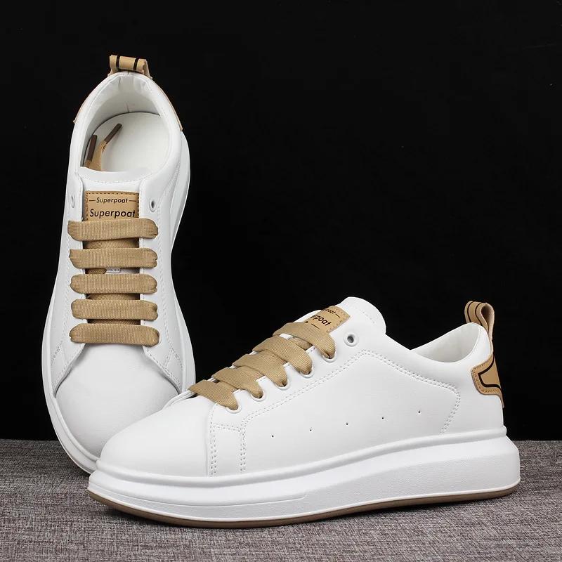 Neformální obuv pro muže Pánské Běh Prodyšné Sportovní prkno Bílé Boty Tenisky luxusní trendy boty na tenis Atletická obuv