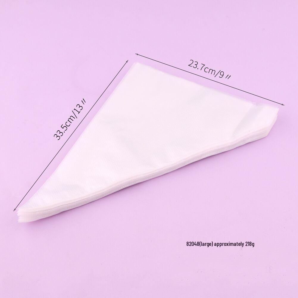 Assorted Sizes Disposable Piping Bags - 100 Pack for Cake, Cream, Jam, Chocolate, Icing.