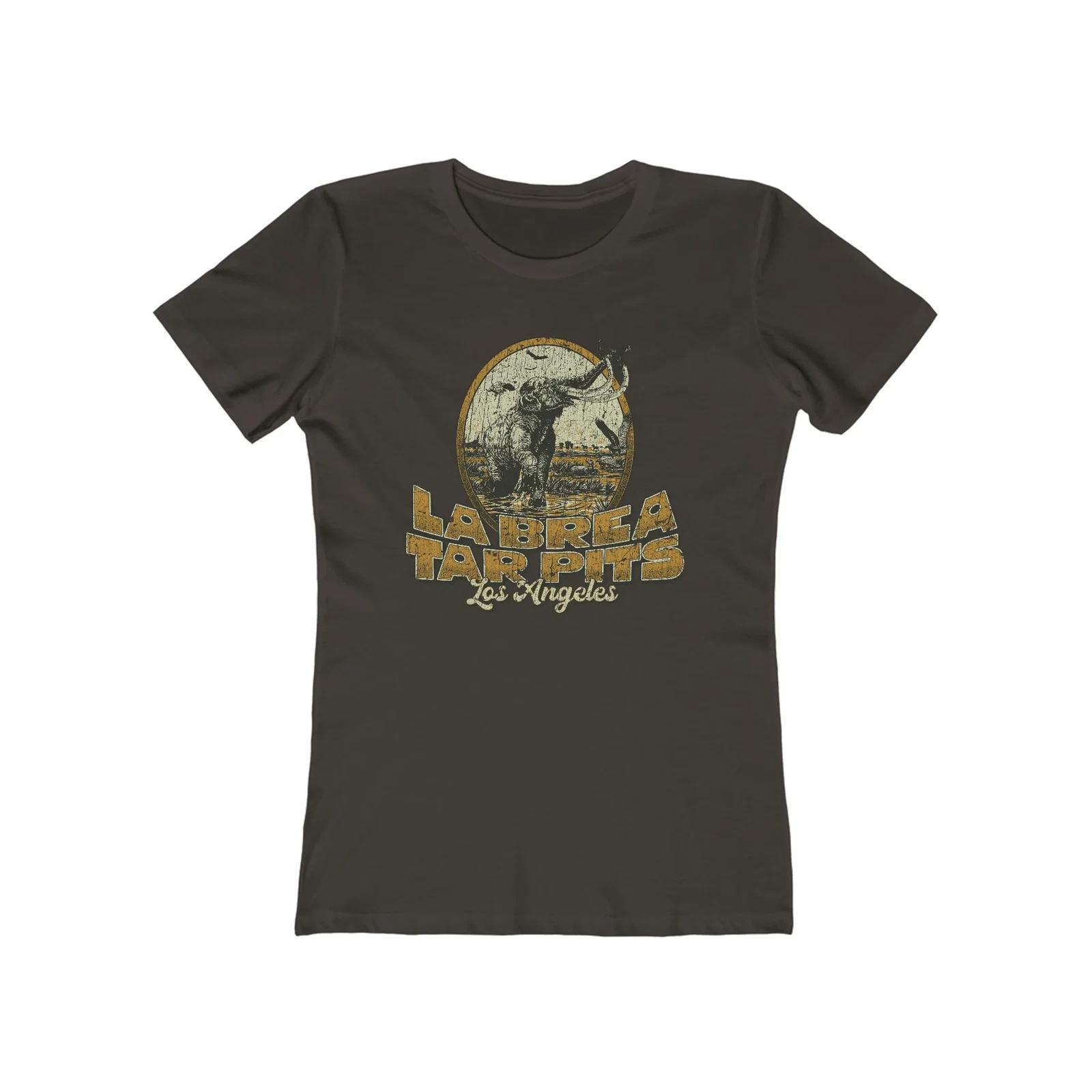 

La Brea Tar Pits 1977 Винтажная женская футболка 2XL