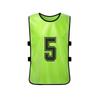 12 PCS Kid S Football Pinnies 2 Colors Quick Drying Soccer Jerseys Youth Sports Scrimmage Basketball   Training Numbered Bibs Practice Sports Vest