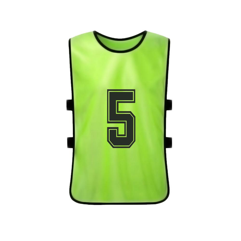 12 PCS Kid S Football Pinnies 2 Colors Quick Drying Soccer Jerseys Youth Sports Scrimmage Basketball Training Numbered Bibs Practice Sports Vest