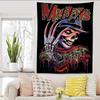 Misfits Horror Punk Rock Tapestry  Flat Printed Tarot Hippie Poster Wall Hanging for Dorm  Home Art Decor