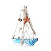 Nautical Sailing Wood Model Handcrafted Marine Ornament Ship Toy for Store Window and Hotel Theme Display