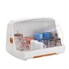 Desktop Cup Storage Rack Dustproof Countertop Multipurpope Drying Rack with Lid for Glass Tea Cup