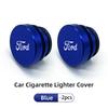 For Ford Car Cigarette Lighter Cover Metal Waterproof Anti Dust Interior Plug Focus Mk2 Mk3 Mk4 Fiesta Ranger Mondeo S-MAX Kuga