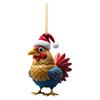 Christmas Turkey Decorations Acrylic Pendants, Turkey Car Pendants Acrylic Pendants, Tree Pendants Garden Pendants