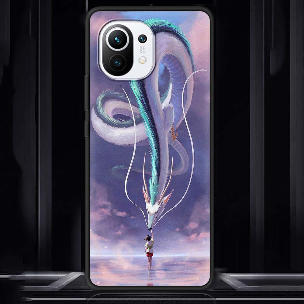 

Чехол для телефона с изображением японского аниме Тихиро «Унесенные призраками» для Xiaomi Mi Note 10 Lite 11 10T Pro 5G 9T, чехол для мобильного телефона Mi Poco X3 NFC M3 Capa Poco M3