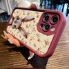 Vintage Cute Floral Rabbit Phone Case For IPhone 17 Air 16 Pro Max 15 14 Plus 13 12 11 Durable Flexible Advanced Soft Ins Cover