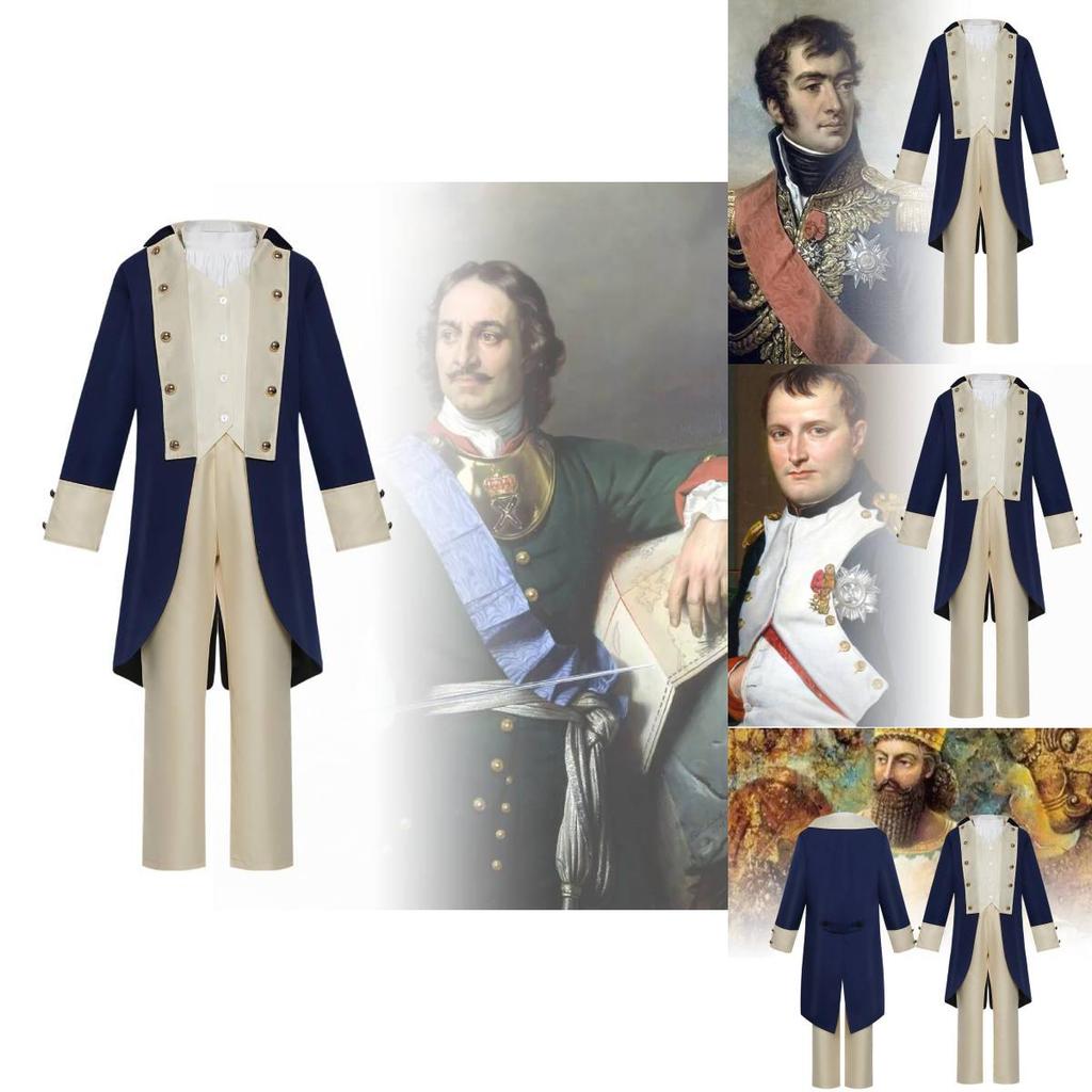 Kids President Steampunk Cosplay Costume Soft Fabric Retro Uniform For Boys