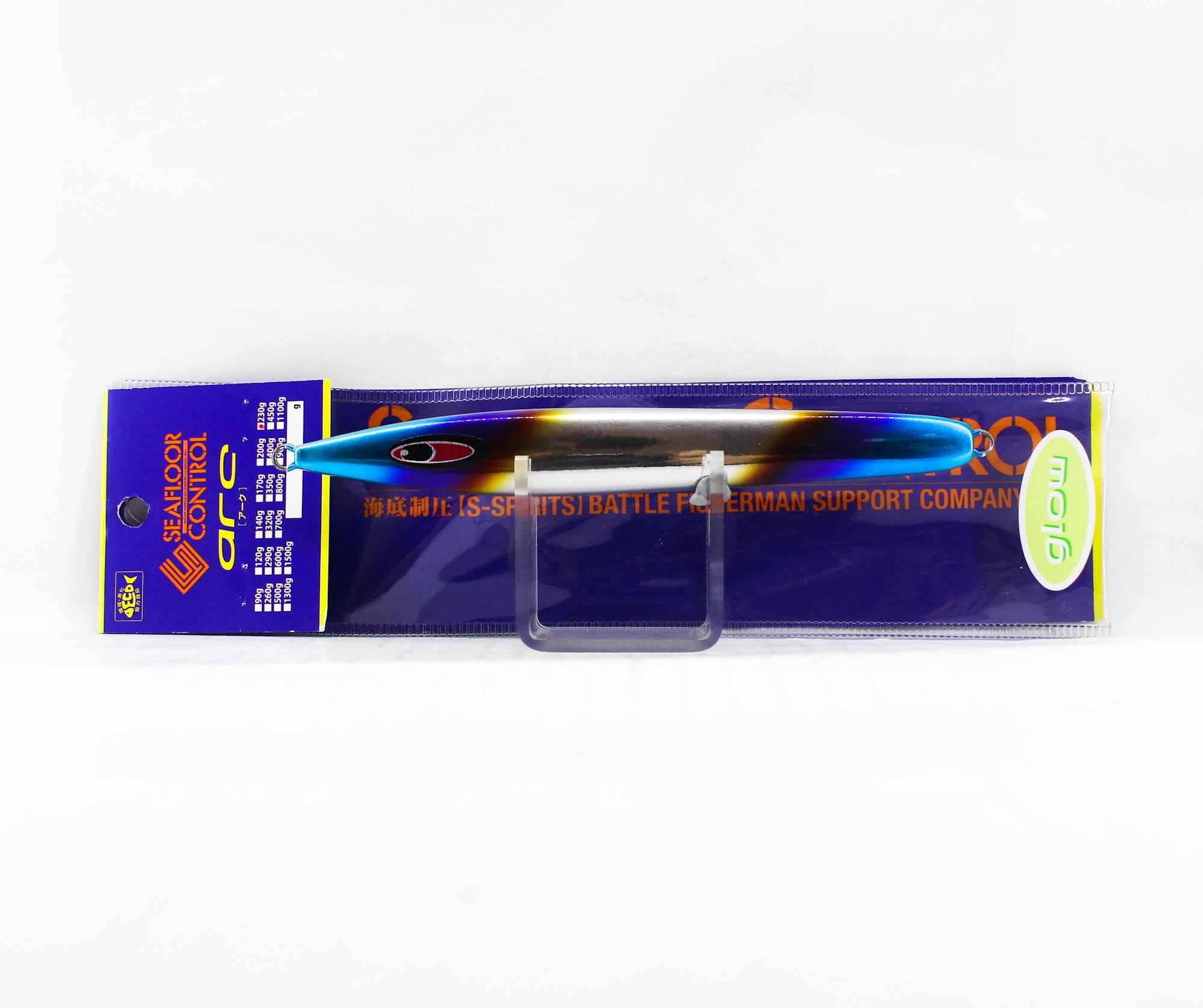 Seafloor Control Metal Jig Arc 230 grams Titan Red Pearl Dot Glow (5627)