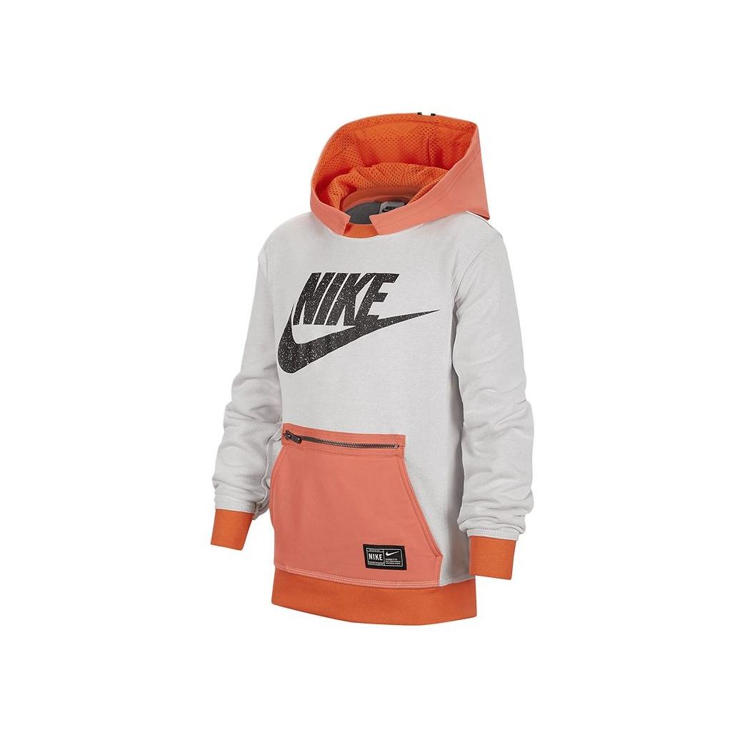 

Худі Nike з принтом літер Дитячі Топи Помаранчевий Сірий DD7236-902 L