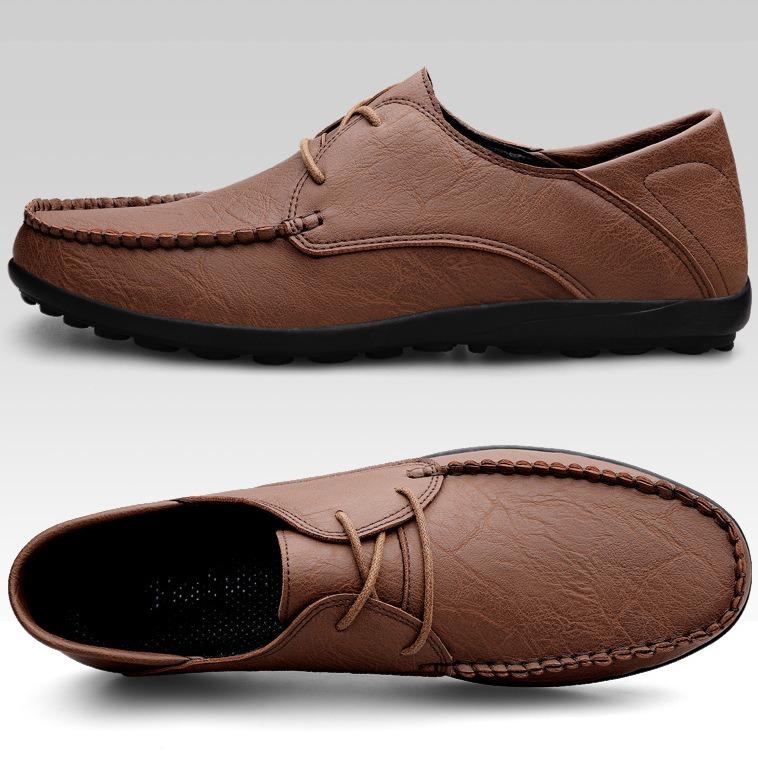 Fashion Men's Shoes Fashion Casual Leather Shoe Classic Business Dress Shoes Moccasins Italian Soft Leather Driving Shoes Mens Loafers