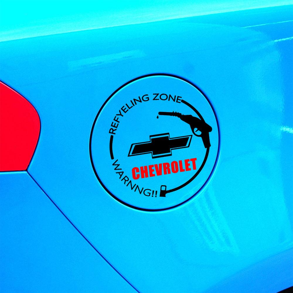Car Fuel Tank Cap Decoration Sticker Auto Exterior Decals For Chevrolet Suburban Cruze Spark Captiva Camaro Malibu Trax Lova Z71